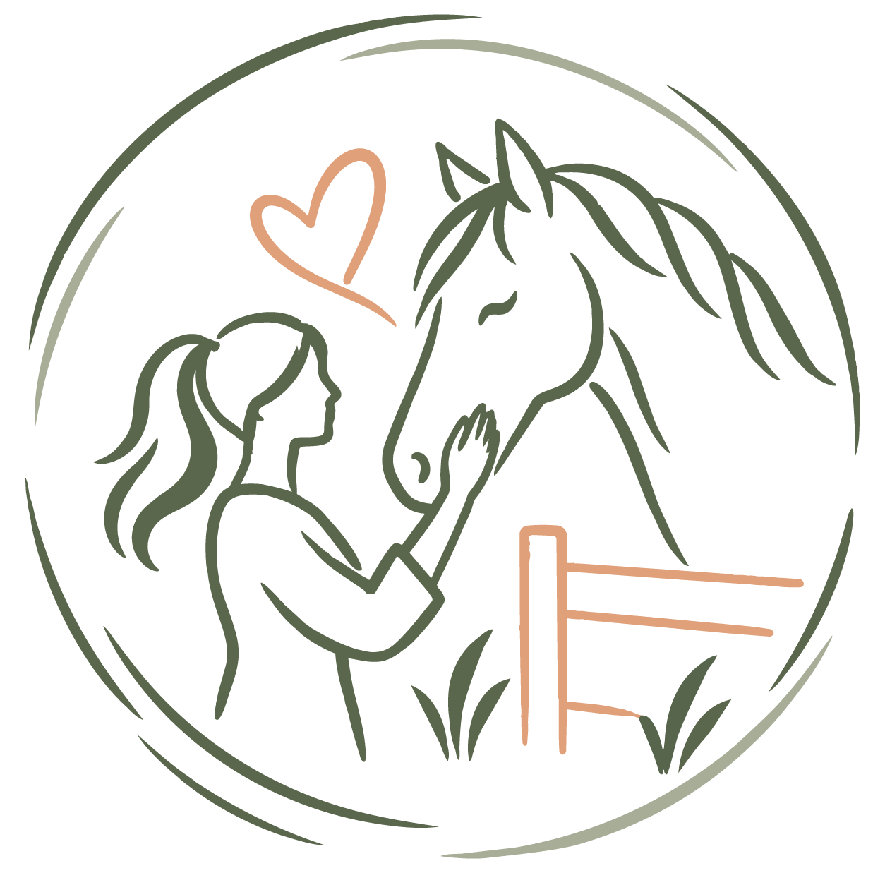 horse sitting